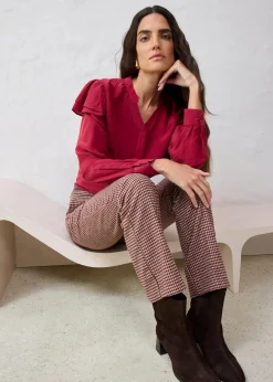 Bluse mit Seidenanteil|bonprix Sale