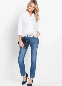 Bluse mit Stehkragen|bonprix