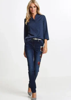 Bluse mit Stehkragen|bonprix Clearance