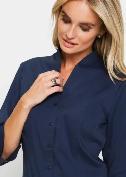 Bluse mit Stehkragen|bonprix Clearance