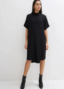 Blusenkleid aus feiner Viskose|bonprix Hot