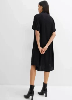 Blusenkleid aus feiner Viskose|bonprix Hot