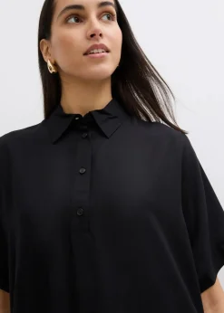 Blusenkleid aus feiner Viskose|bonprix Hot