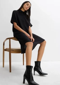 Blusenkleid aus feiner Viskose|bonprix Hot