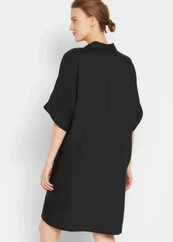 Blusenkleid aus feiner Viskose|bonprix New