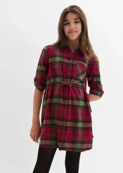 Blusenkleid aus Flanell|bonprix Sale