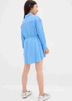 Blusenkleid aus fließender Viskose|bonprix