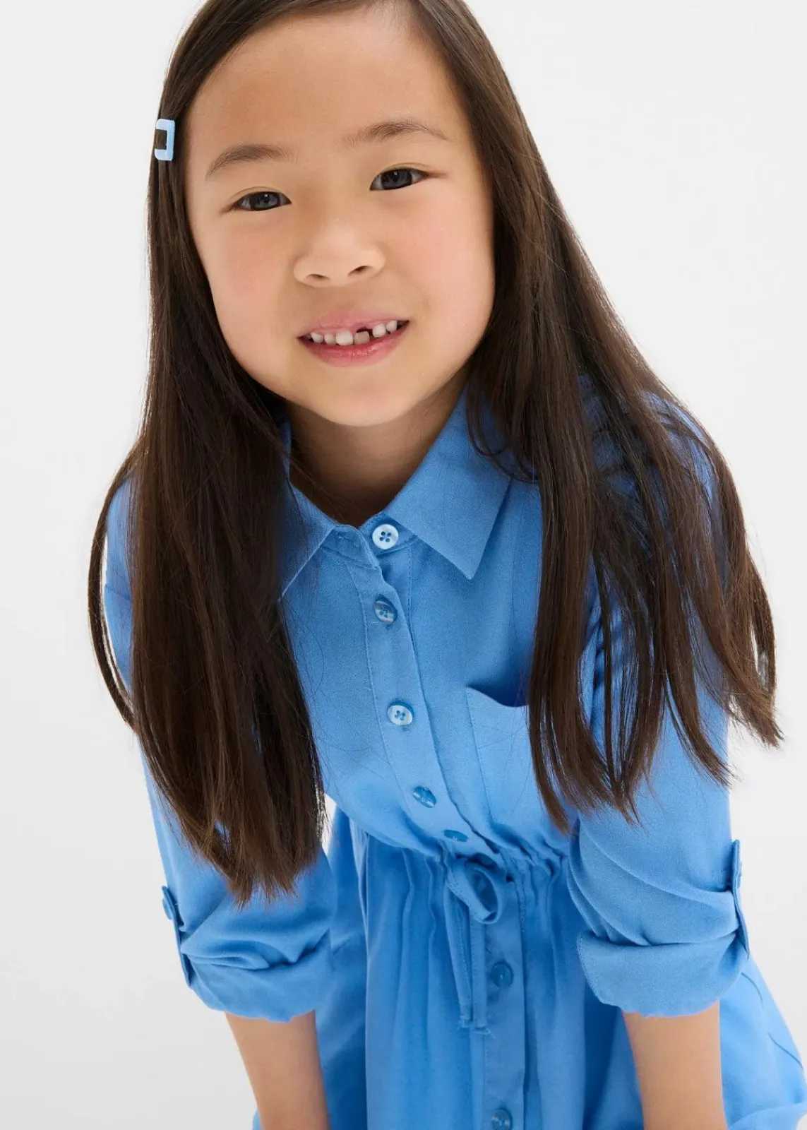 Blusenkleid aus fließender Viskose|bonprix