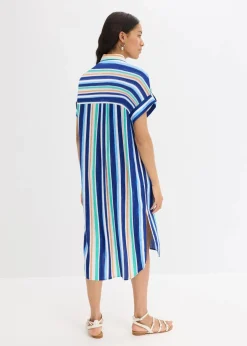 Blusenkleid aus fließender Viskose|bonprix Clearance