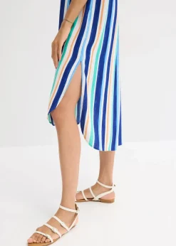 Blusenkleid aus fließender Viskose|bonprix Clearance