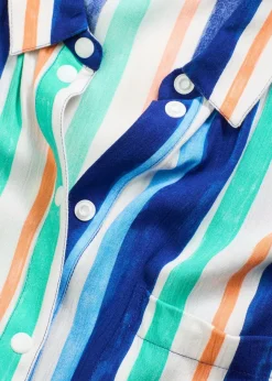 Blusenkleid aus fließender Viskose|bonprix Clearance