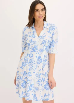 Blusenkleid aus fließender Viskose|bonprix Best