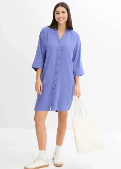 Blusenkleid aus Musselin|bonprix Clearance