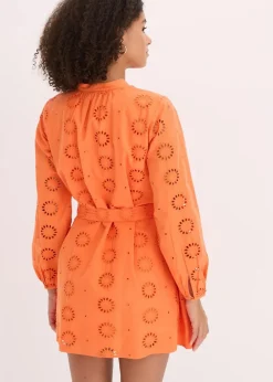 Blusenkleid aus reiner Bio-Baumwolle|bonprix New