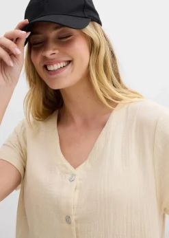 Blusenkleid aus softem Musselin|bonprix Best