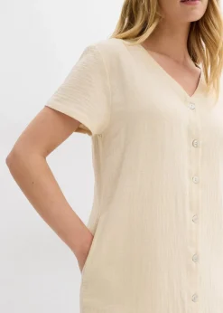 Blusenkleid aus softem Musselin|bonprix Best