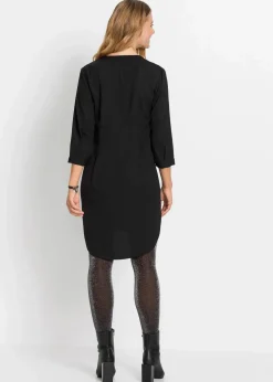 Blusenkleid mit kurzer Knopfleiste|bonprix Outlet