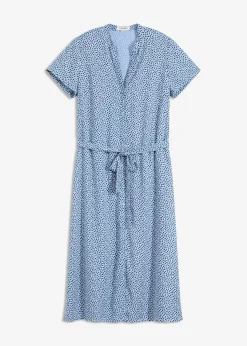 Blusenkleid mit Pünktchen|bonprix Hot