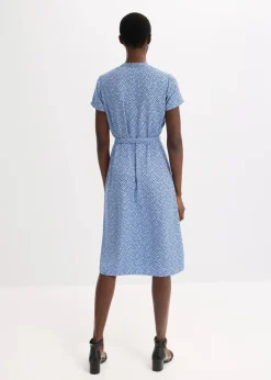 Blusenkleid mit Pünktchen|bonprix Hot