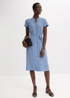 Blusenkleid mit Pünktchen|bonprix Hot