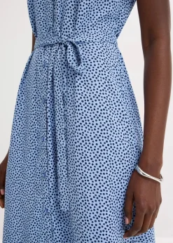 Blusenkleid mit Pünktchen|bonprix Hot