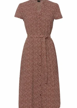 Blusenkleid mit Pünktchen|bonprix Hot