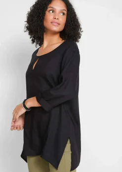 Blusenshirt aus reiner Viskose|bonprix Sale