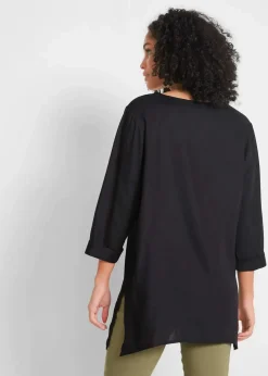 Blusenshirt aus reiner Viskose|bonprix Sale