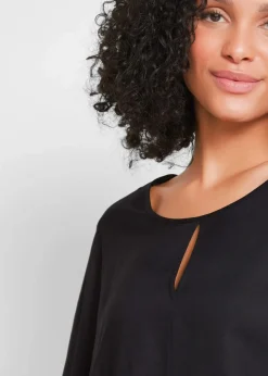 Blusenshirt aus reiner Viskose|bonprix Sale