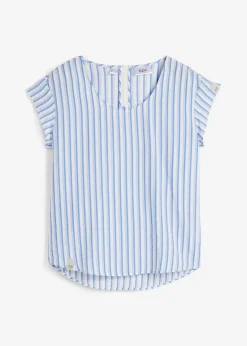 Blusenshirt aus softem Viskose-Mix|bonprix Outlet