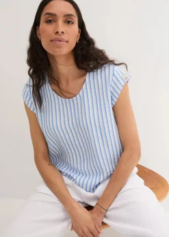 Blusenshirt aus softem Viskose-Mix|bonprix Outlet