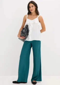 bonprix Bekleidung·Jacken & Mäntel|Blusen & Tuniken|Blusentop wollweiß