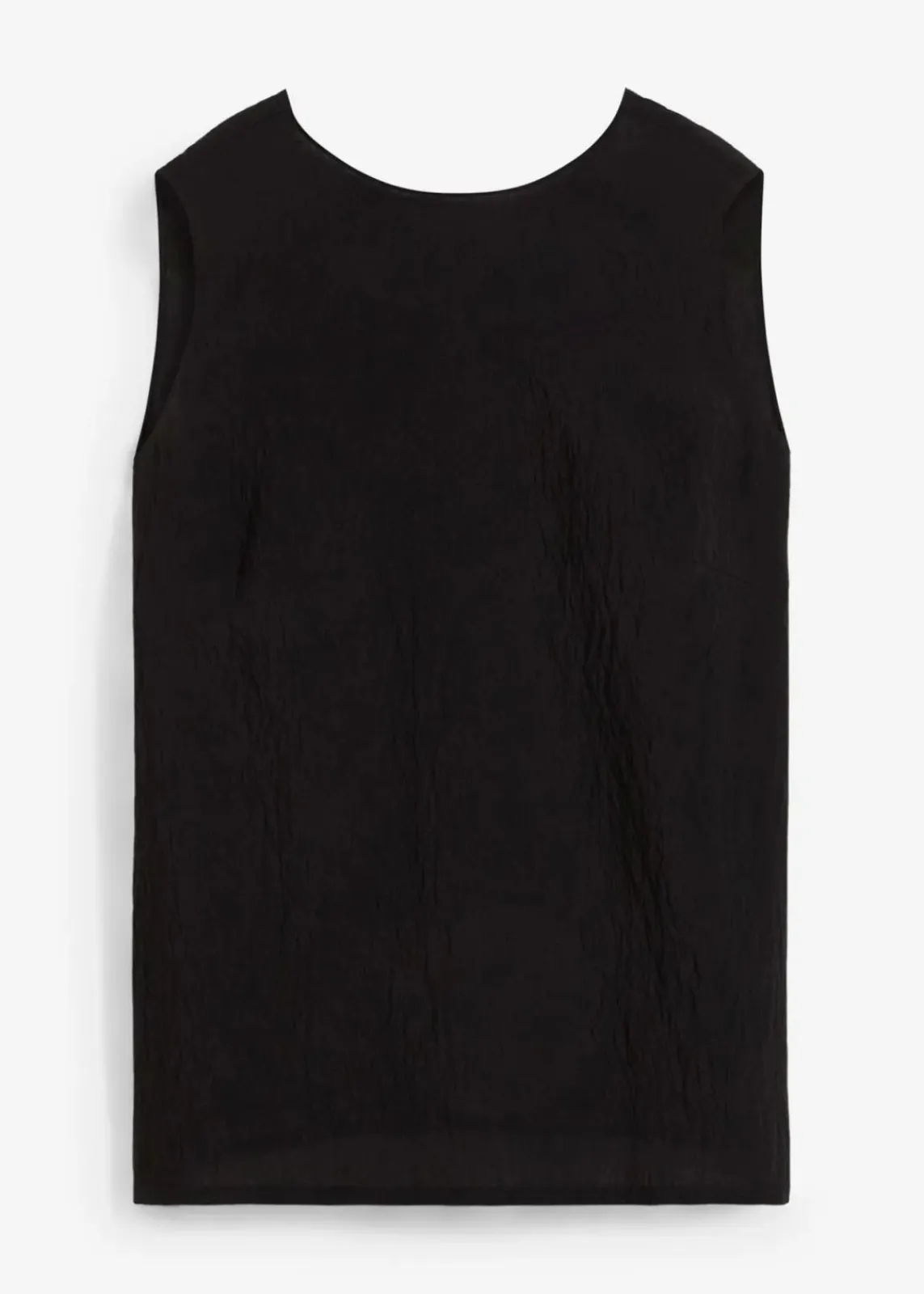 bonprix Bekleidung·Jacken & Mäntel|Zweiteiler & Sets|Blusentop aus Crinkle-Viskose-Mix schwarz