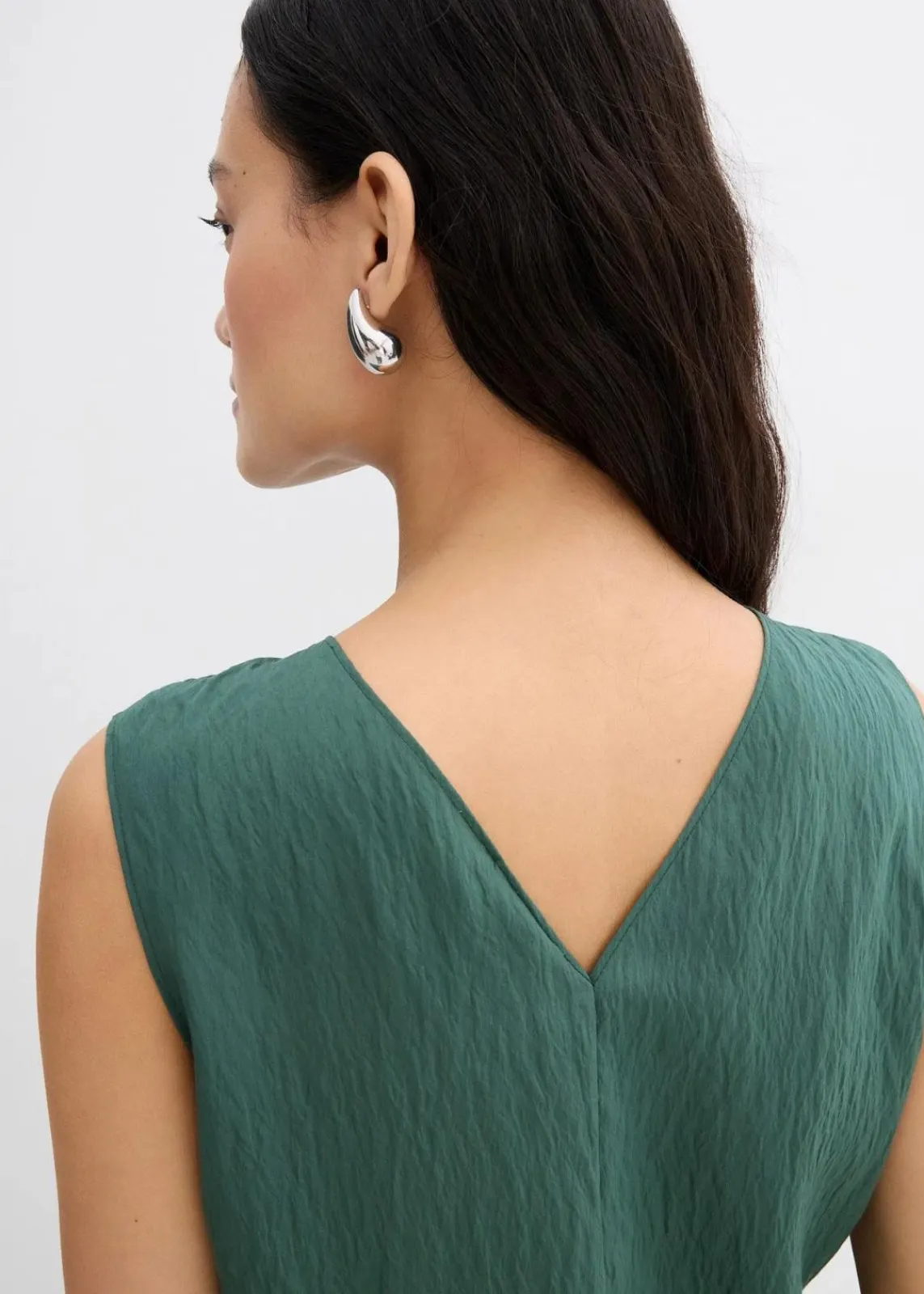 Blusentop aus Crinkle-Viskose-Mix|bonprix Online