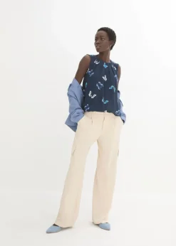 Blusentop aus fließender Viskose|bonprix Clearance