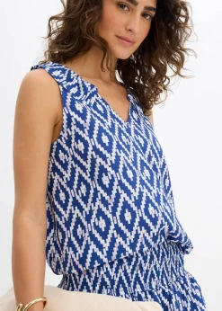 Blusentop aus fließender Viskose|bonprix Online