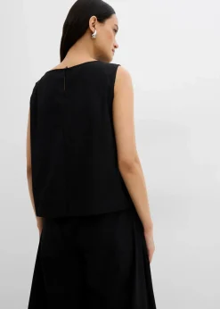 Blusentop aus reiner Baumwolle|bonprix Outlet