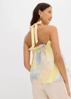 Blusentop aus reiner Baumwolle|bonprix New