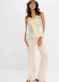 Blusentop aus reiner Baumwolle|bonprix New