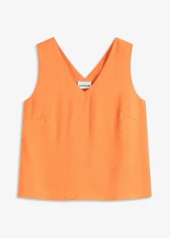 bonprix Bekleidung·Jacken & Mäntel|Blusen & Tuniken|Blusentop aus softem Viskose-Mix mango