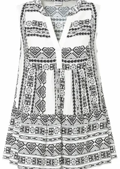 Blusentop aus softer Viskose|bonprix