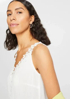 Blusentop aus strukturiertem Crinkle|bonprix Best