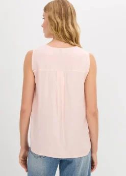bonprix Bekleidung·Jacken & Mäntel|Blusen & Tuniken|Blusentop aus weicher Viskose zartrosa
