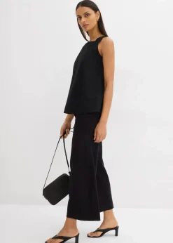 Blusentop mit Bindedetail hinten aus Viskose-Mix|bonprix Outlet