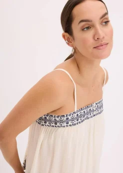 Blusentop mit Stickerei|bonprix Discount