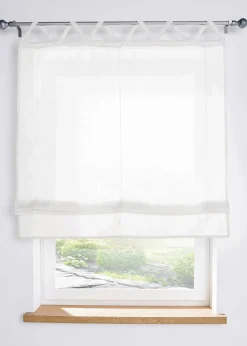 Bändchenrollo in Leinen Optik|bonprix New