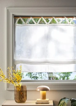 Bändchenrollo in Leinen Optik|bonprix New