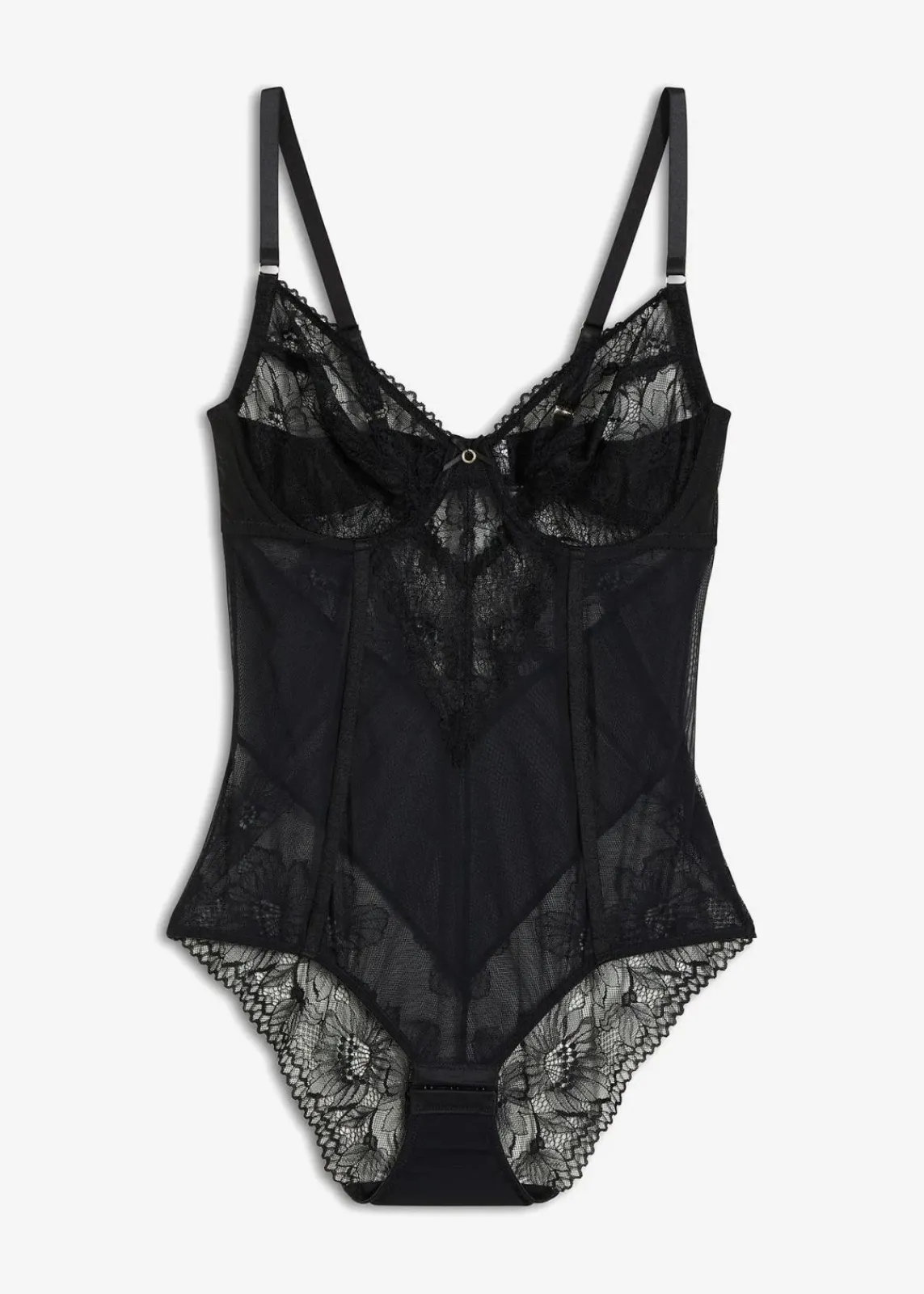 Body mit floraler Spitze|bonprix New