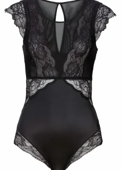 Body ohne Bügel mit zarter Spitze|bonprix