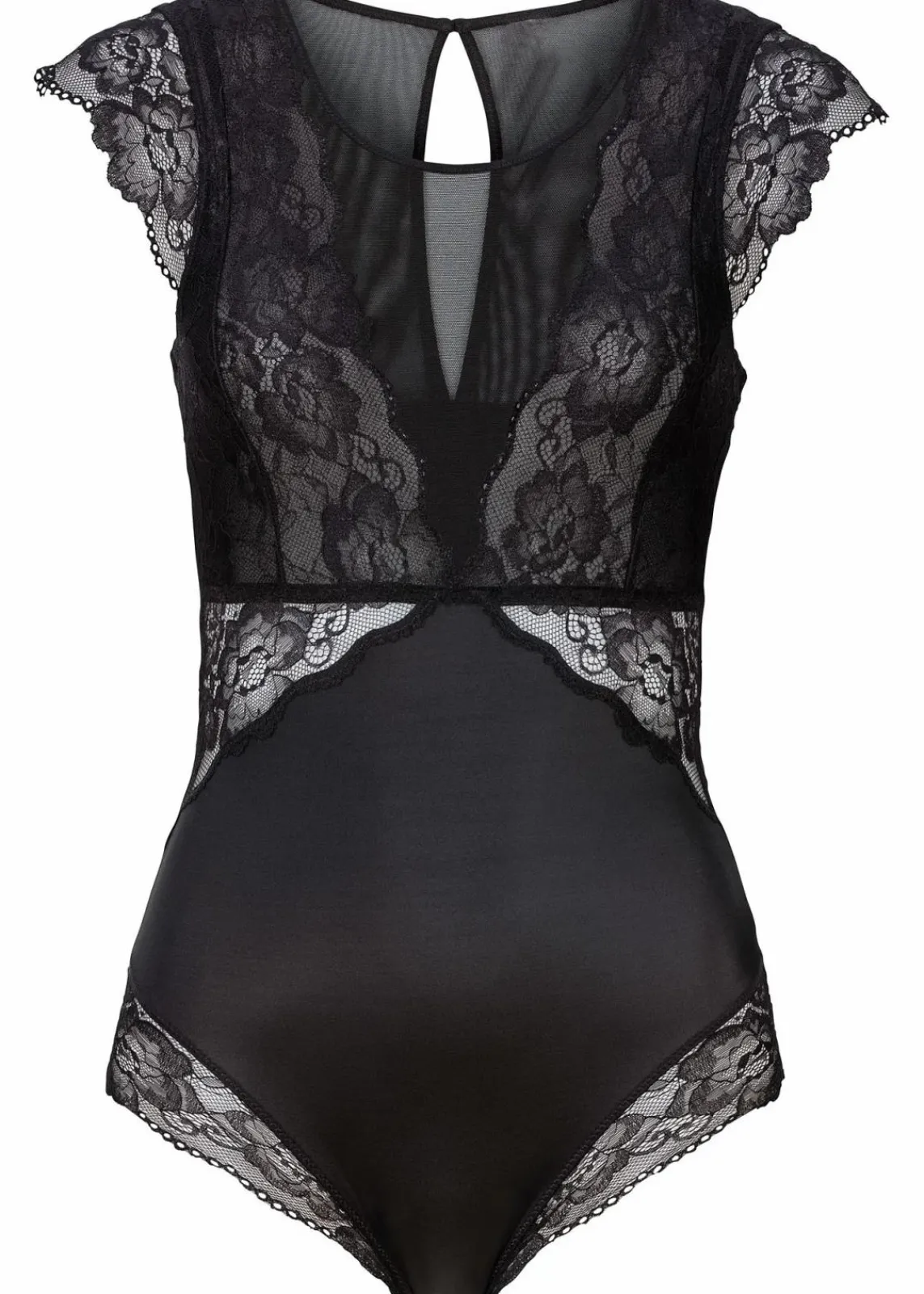 Body ohne Bügel mit zarter Spitze|bonprix